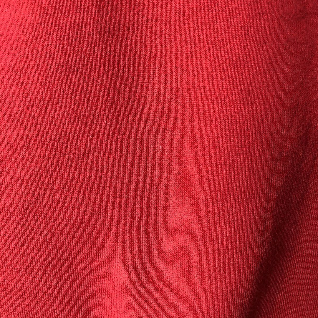 90'S Russell Athletic Plain Blank Sweatshirt, Made in USA, Men's Size L (approx.), Long Sleeve, Vintage cotton red type Vintage Second Hand