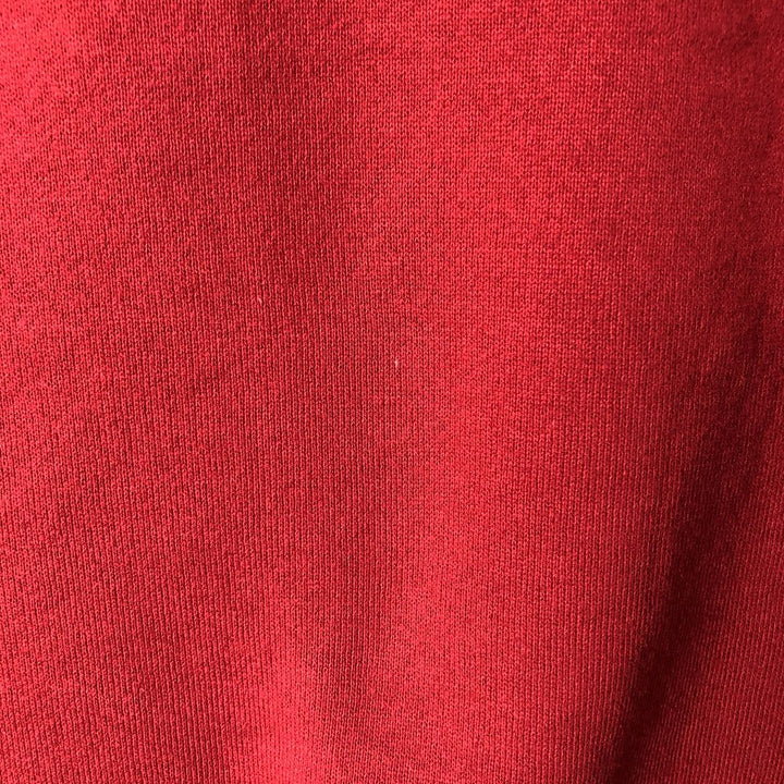 90'S Russell Athletic Plain Blank Sweatshirt, Made in USA, Men's Size L (approx.), Long Sleeve, Vintage cotton red type Vintage Second Hand