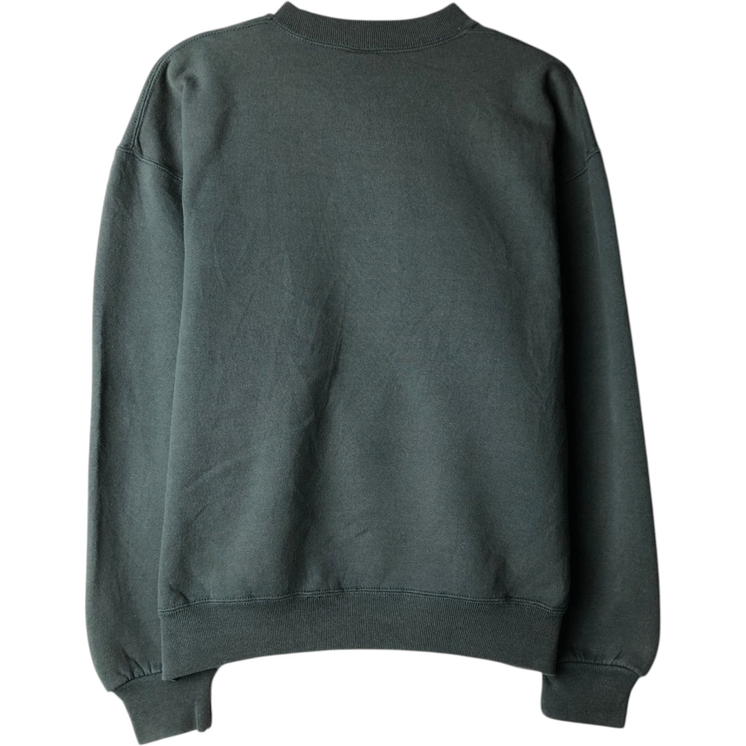 Vintage 90'S Russell ATHLETIC blank sweatshirt, made in the USA, size M, men's. cotton dark green Vintage Second Hand