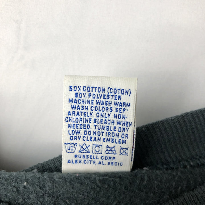 Vintage 90'S Russell ATHLETIC blank sweatshirt, made in the USA, size M, men's. cotton dark green Vintage Second Hand