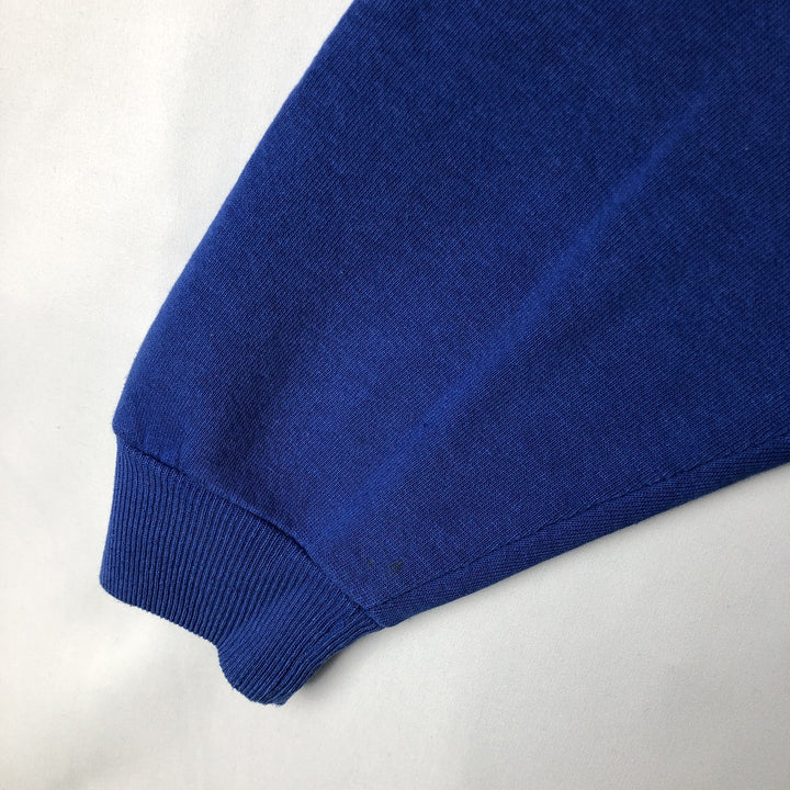 Russell Athletic Plain Blank Sweatshirt, Made in USA, Men's Size XL (Equivalent), Vintage. cotton blue type Vintage Second Hand