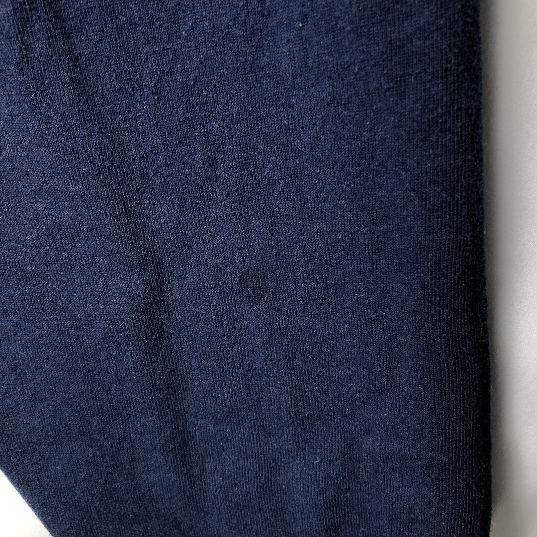 90'S Russell Athletic Plain Blank Sweatshirt, Men's Size L (Equivalent), Vintage cotton navy blue type Vintage Second Hand