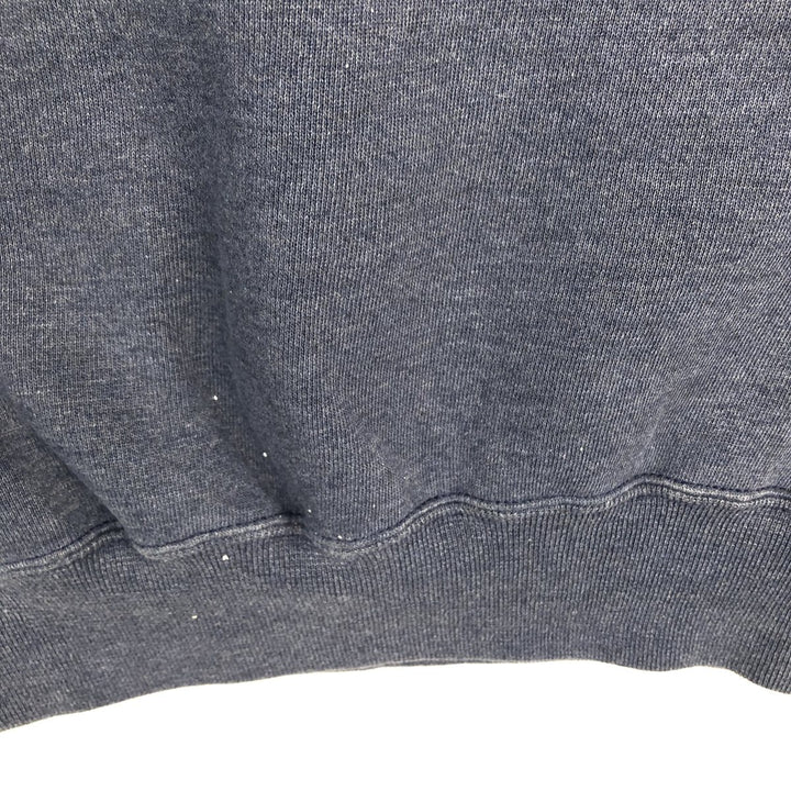 90'S Russell Athletic Plain Blank Sweatshirt, Men's Size XL (Equivalent), Vintage polyester Charcoal Vintage Second Hand