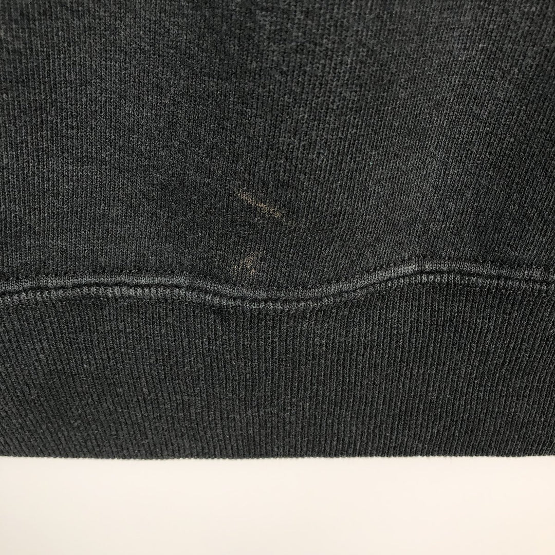 Russell Athletic Plain Turtleneck Blank Sweatshirt, Made in USA, Men's Size XL (approx.) cotton black type Vintage Second Hand