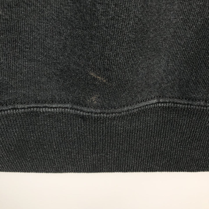 Russell Athletic Plain Turtleneck Blank Sweatshirt, Made in USA, Men's Size XL (approx.) cotton black type Vintage Second Hand