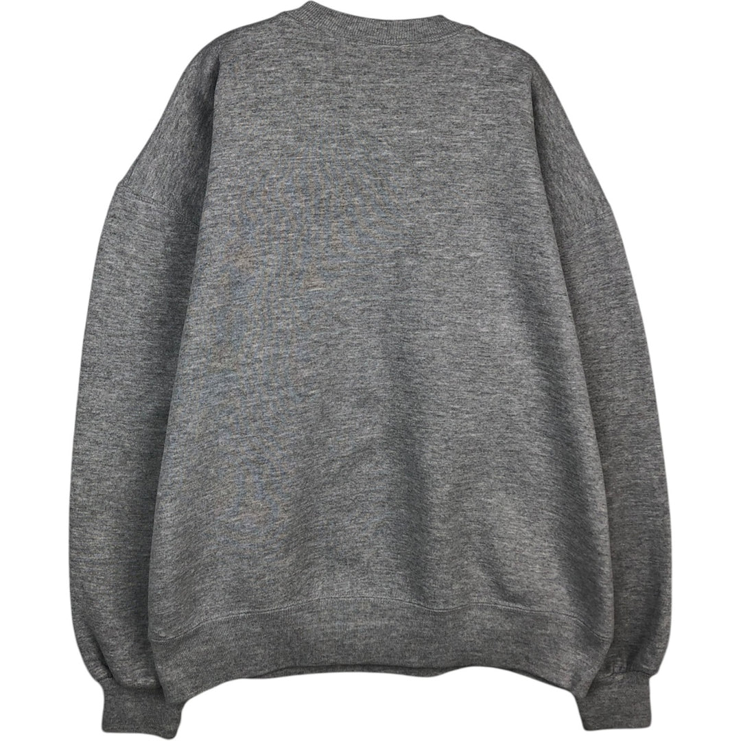 Vintage 90'S Russell ATHLETIC blank sweatshirt, made in the USA, men's size XXL. polyester gray type Vintage Second Hand