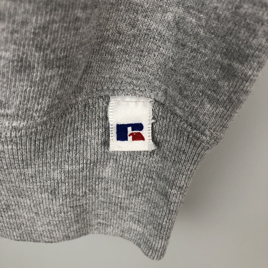 Vintage 90'S Russell ATHLETIC blank sweatshirt, made in the USA, men's size XXL. polyester gray type Vintage Second Hand