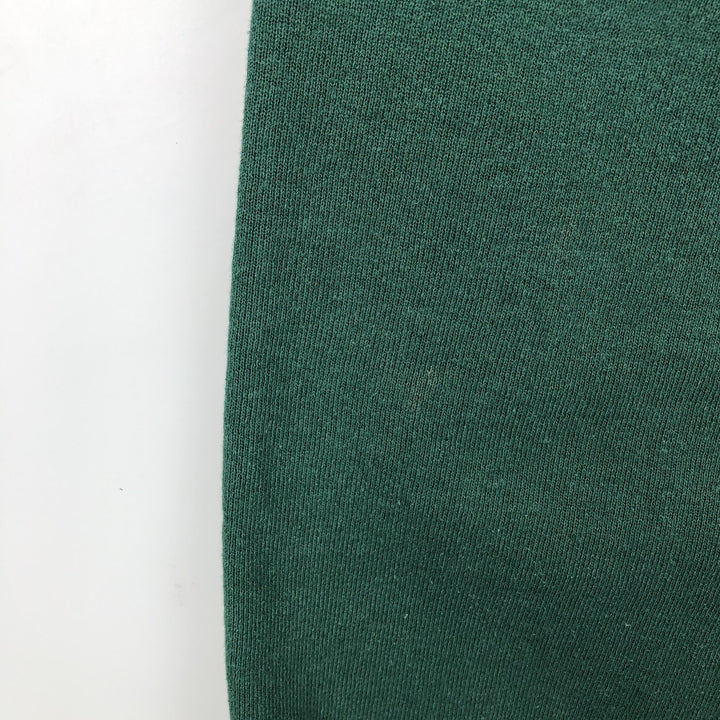 90'S Russell plain blank sweatshirt, sweatshirt, made in USA, men's XL size, vintage cotton green type Vintage Second Hand