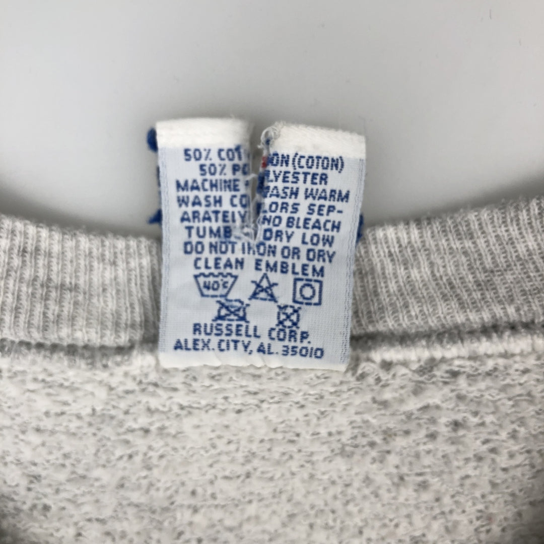 Vintage 90'S Russell ATHLETIC blank sweatshirt, made in the USA, men's size XL. cotton gray type Vintage Second Hand