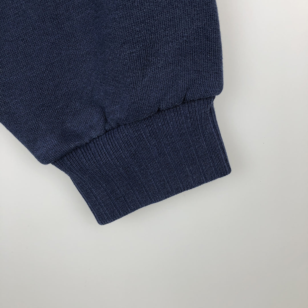 Vintage 90'S Russell ATHLETIC blank sweatshirt, made in the USA, size L, men's cotton navy blue type Vintage Second Hand