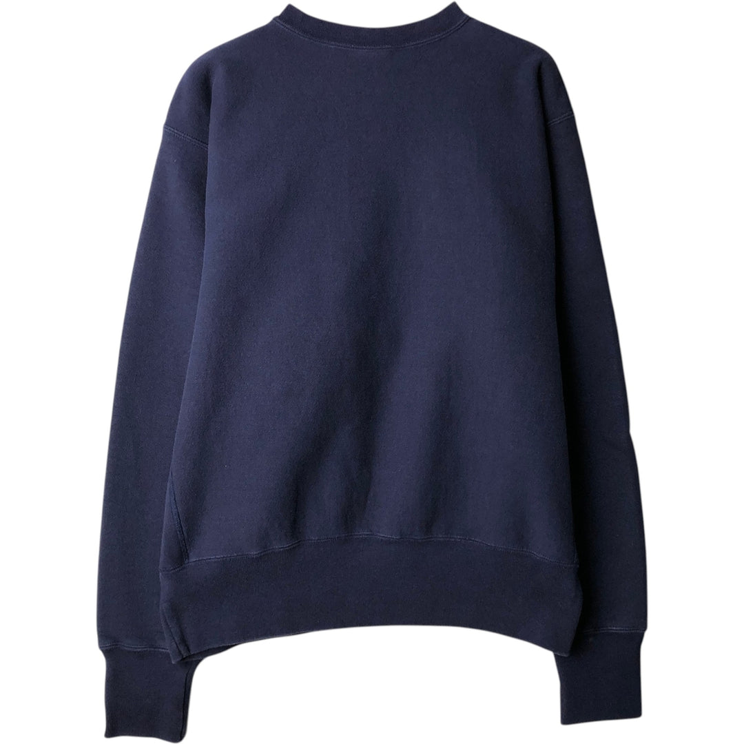 90'S CAMBER Plain Blank Sweatshirt, Made in USA, Men's Size L (Equivalent), Vintage cotton navy blue type Vintage Second Hand