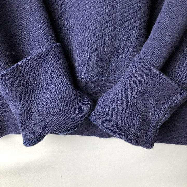 90'S CAMBER Plain Blank Sweatshirt, Made in USA, Men's Size L (Equivalent), Vintage cotton navy blue type Vintage Second Hand