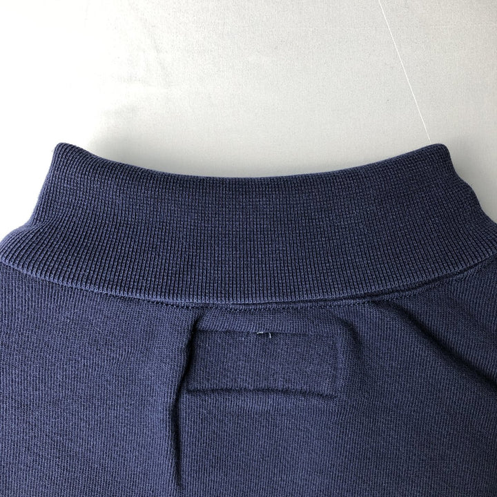 90'S Russell High Cotton Turtleneck Sweatshirt, Made in USA, Men's Size XL (Equivalent), Vintage cotton Navy blue Vintage Second Hand