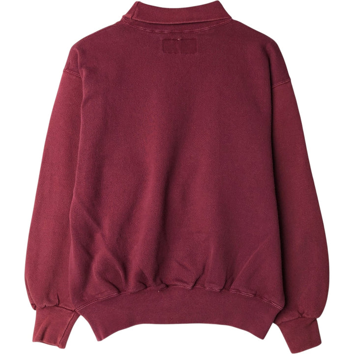 90'S Russell High Cotton Turtleneck Sweatshirt, Made in USA, Men's Size M (Equivalent), Vintage cotton Red type red-purple Vintage Second Hand