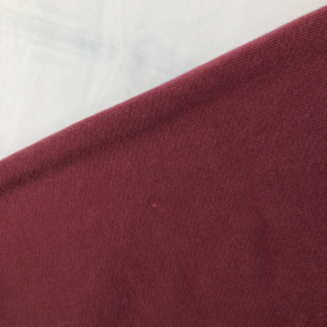 90'S Russell High Cotton Turtleneck Sweatshirt, Made in USA, Men's Size M (Equivalent), Vintage cotton Red type red-purple Vintage Second Hand