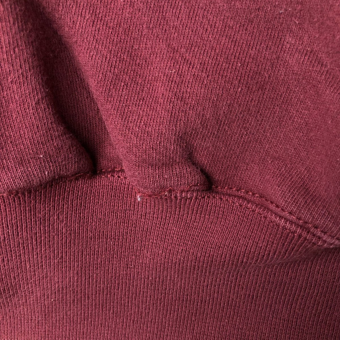 90'S Russell High Cotton Turtleneck Sweatshirt, Made in USA, Men's Size M (Equivalent), Vintage cotton Red type red-purple Vintage Second Hand
