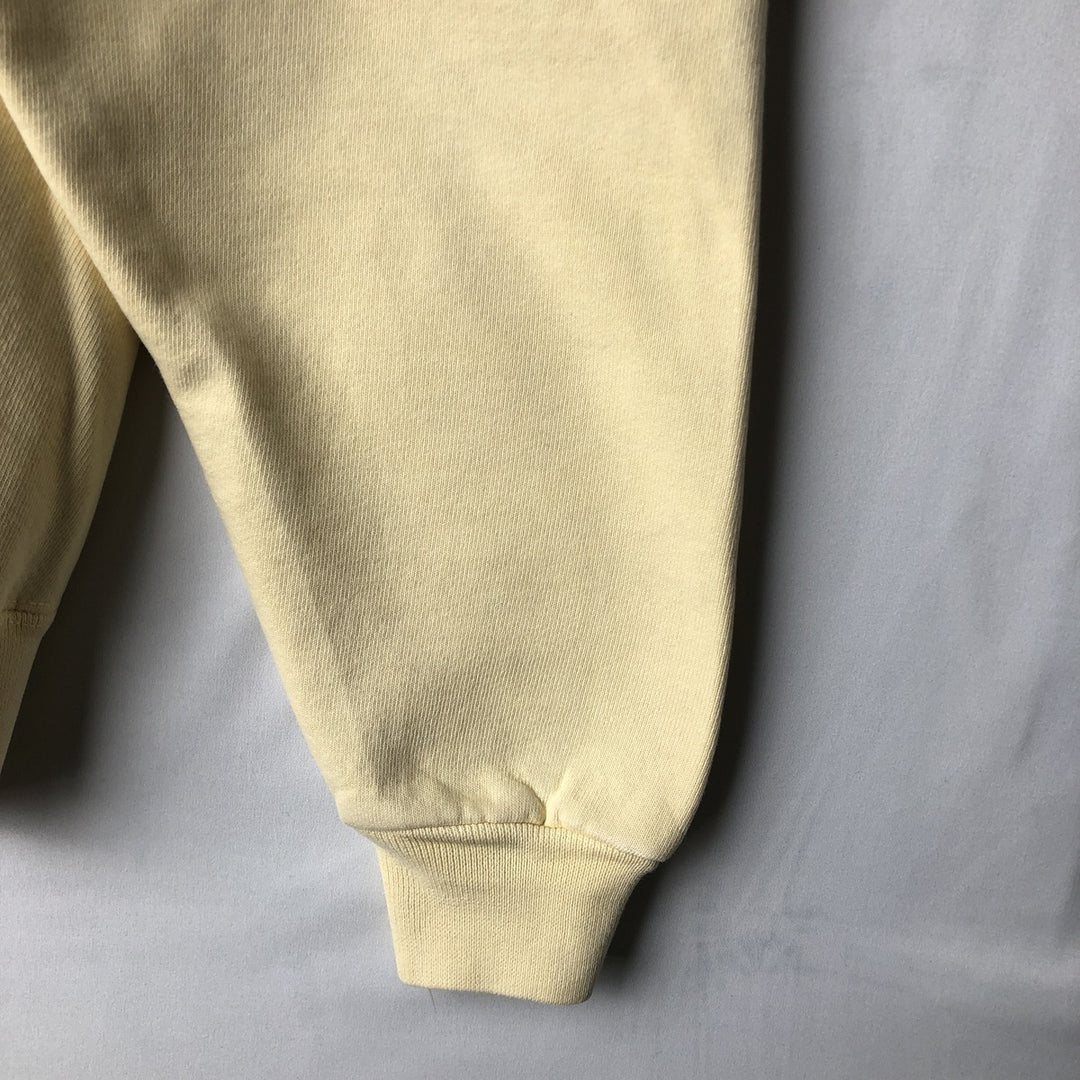 Vintage 90'S Russell High Cotton Blank Sweatshirt, Made in USA, Men's Size L cotton lemon yellow Vintage Second Hand