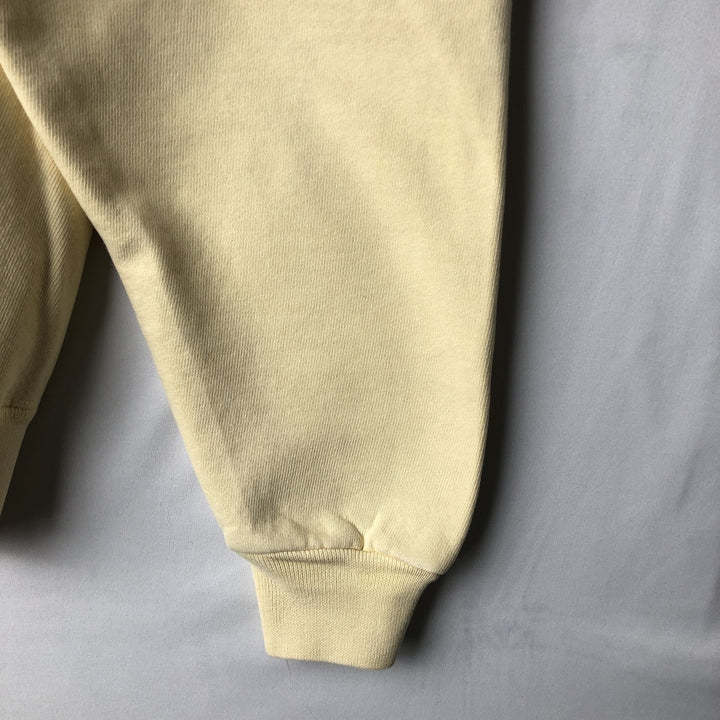 Vintage 90'S Russell High Cotton Blank Sweatshirt, Made in USA, Men's Size L cotton lemon yellow Vintage Second Hand