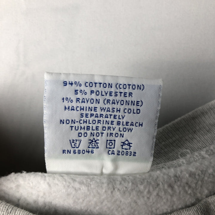 90'S Discus Athletic Solid Color Blank Sweatshirt, Made in USA, Men's Size Medium, Vintage cotton gray type Vintage Second Hand