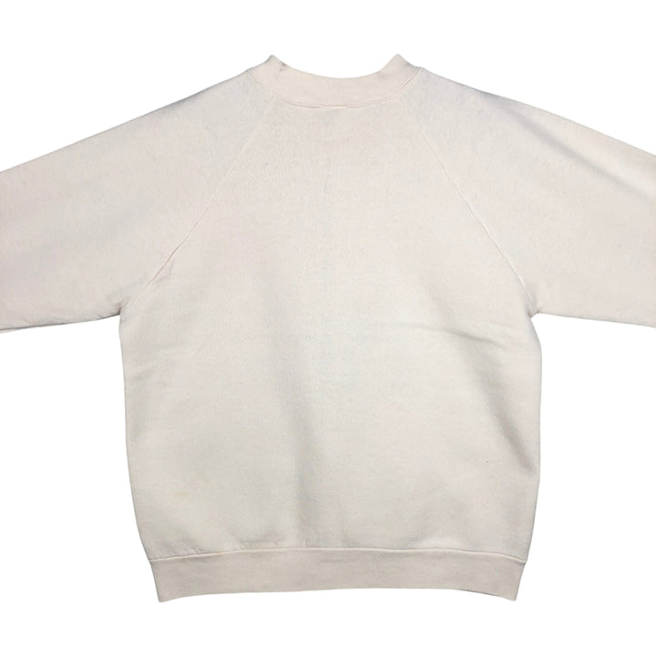 90'S Fruit of the Loom Cocker Spaniel Dog Print Animal Sweatshirt, Made in USA, Women's Size M cotton unbleached Vintage Second Hand