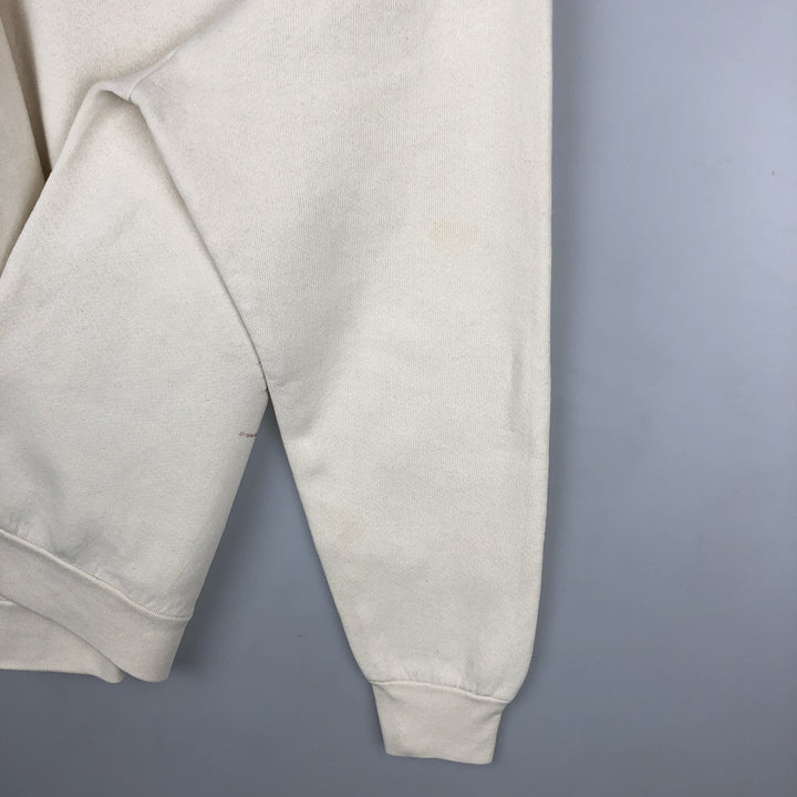 90'S Fruit of the Loom Cocker Spaniel Dog Print Animal Sweatshirt, Made in USA, Women's Size M cotton unbleached Vintage Second Hand