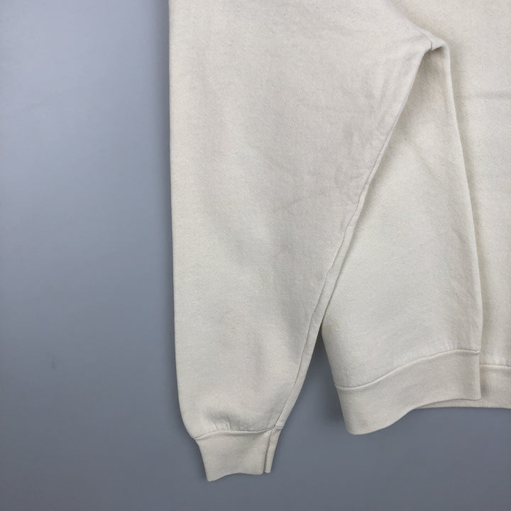 90'S Fruit of the Loom Cocker Spaniel Dog Print Animal Sweatshirt, Made in USA, Women's Size M cotton unbleached Vintage Second Hand