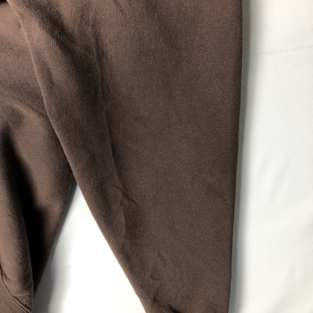 Pleasant Skade Message Print Sweatshirt (Women's Size M) cotton brown type Vintage Second Hand