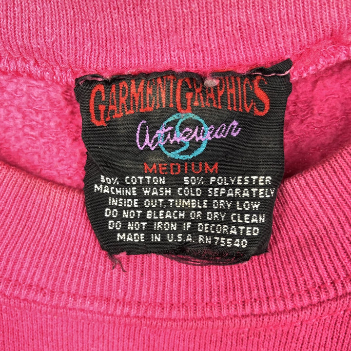 90'S GARMENTGRAPHICS Looney Tunes Character Sweatshirt (Women's Size M) cotton pink type Vintage Second Hand