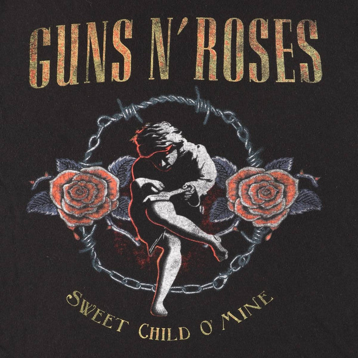 GUNS N' ROSES Guns N' Roses Band T-Shirt Band Tee Men's XXL cotton black type Vintage Second Hand