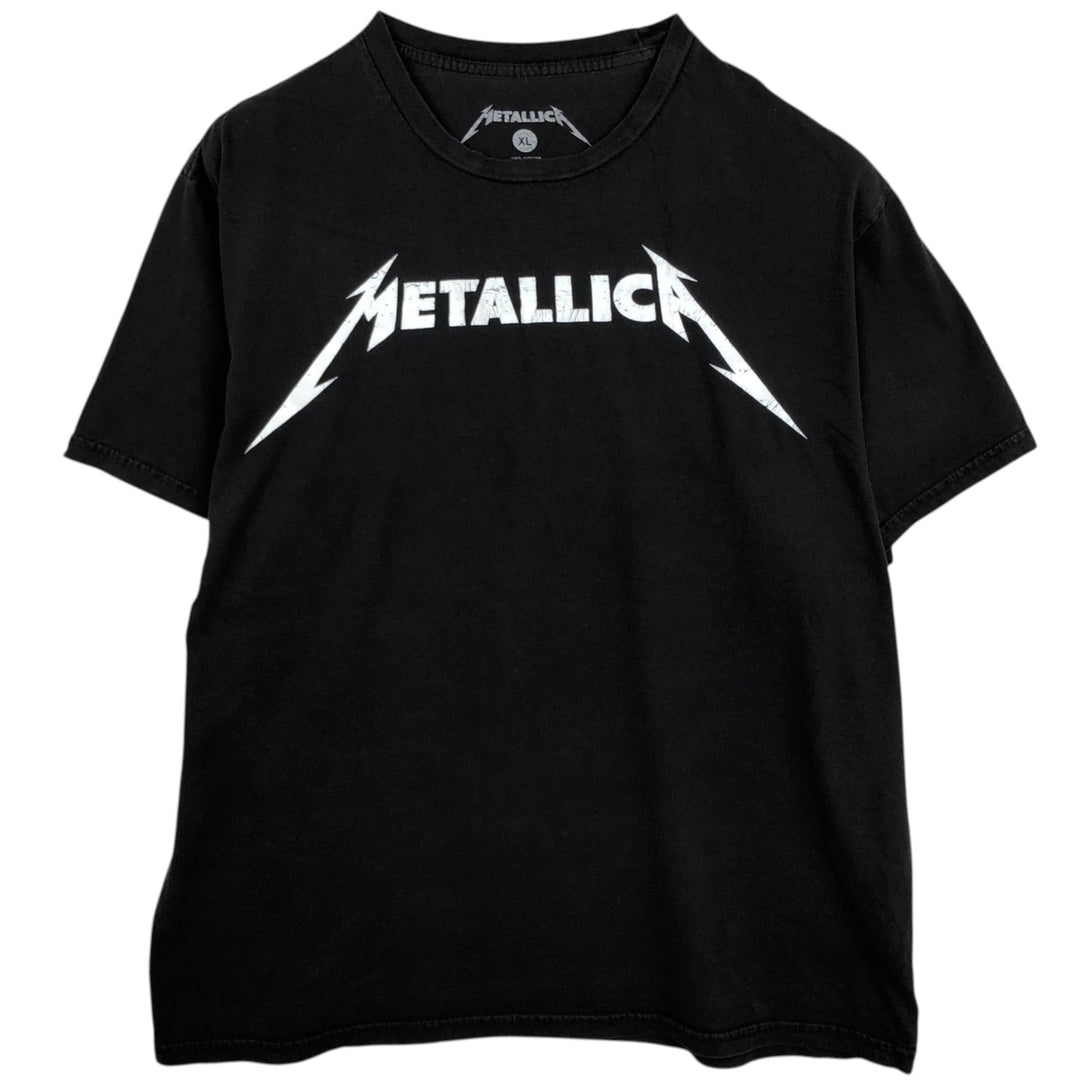 Metallica Band T-shirt, Band T, Men's XL size cotton black type Vintage Second Hand
