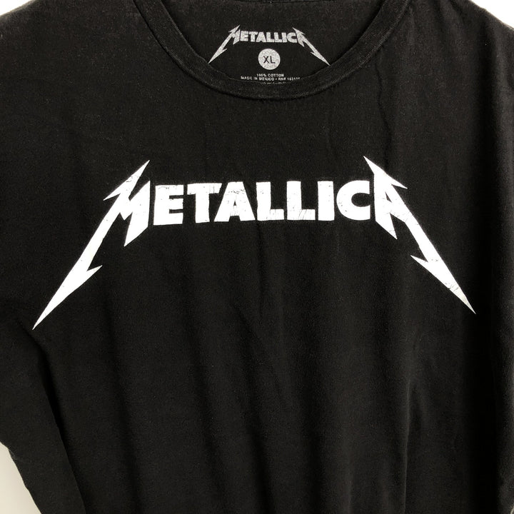 Metallica Band T-shirt, Band T, Men's XL size cotton black type Vintage Second Hand