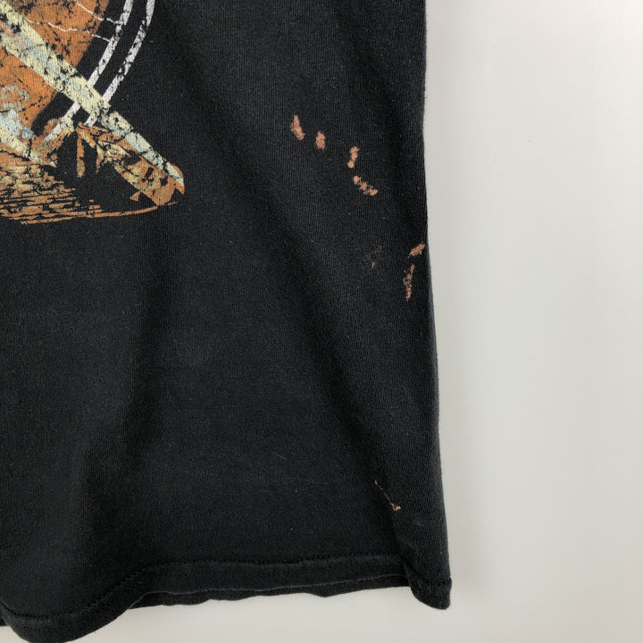 Led Zeppelin Band T-shirt, Band T, Men's M size unclear black type Vintage Second Hand