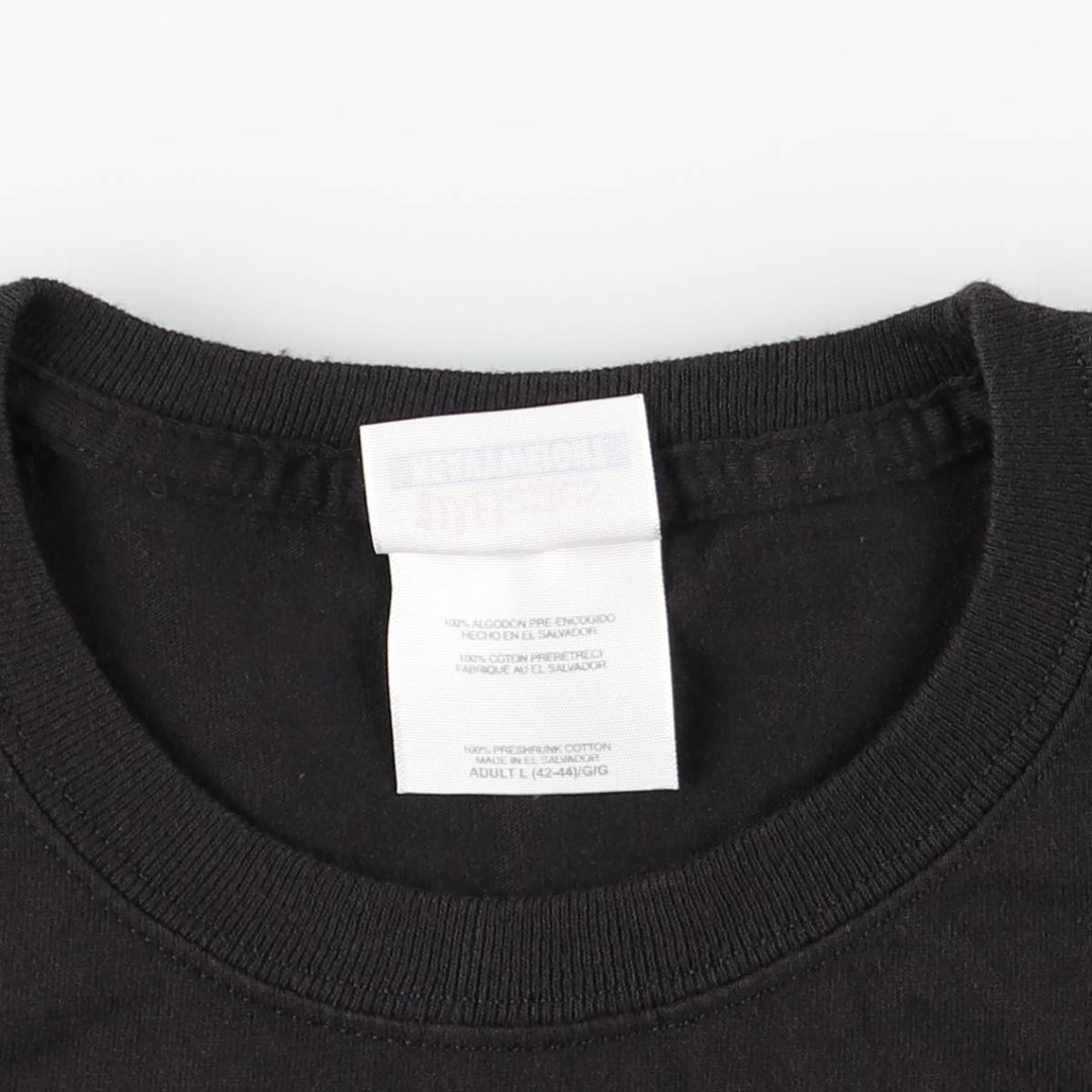 Hanes Aventura Band T-Shirt (Men's Size L) cotton black type Vintage Second Hand