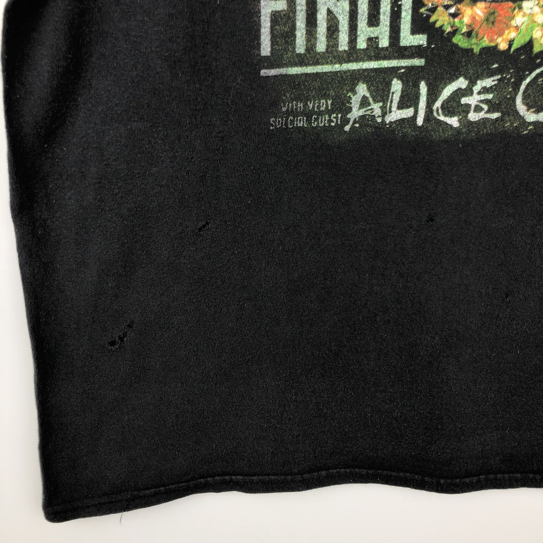 MOTLEY CRUE band t-shirt, men's size XL (approx.) unclear black type Vintage Second Hand