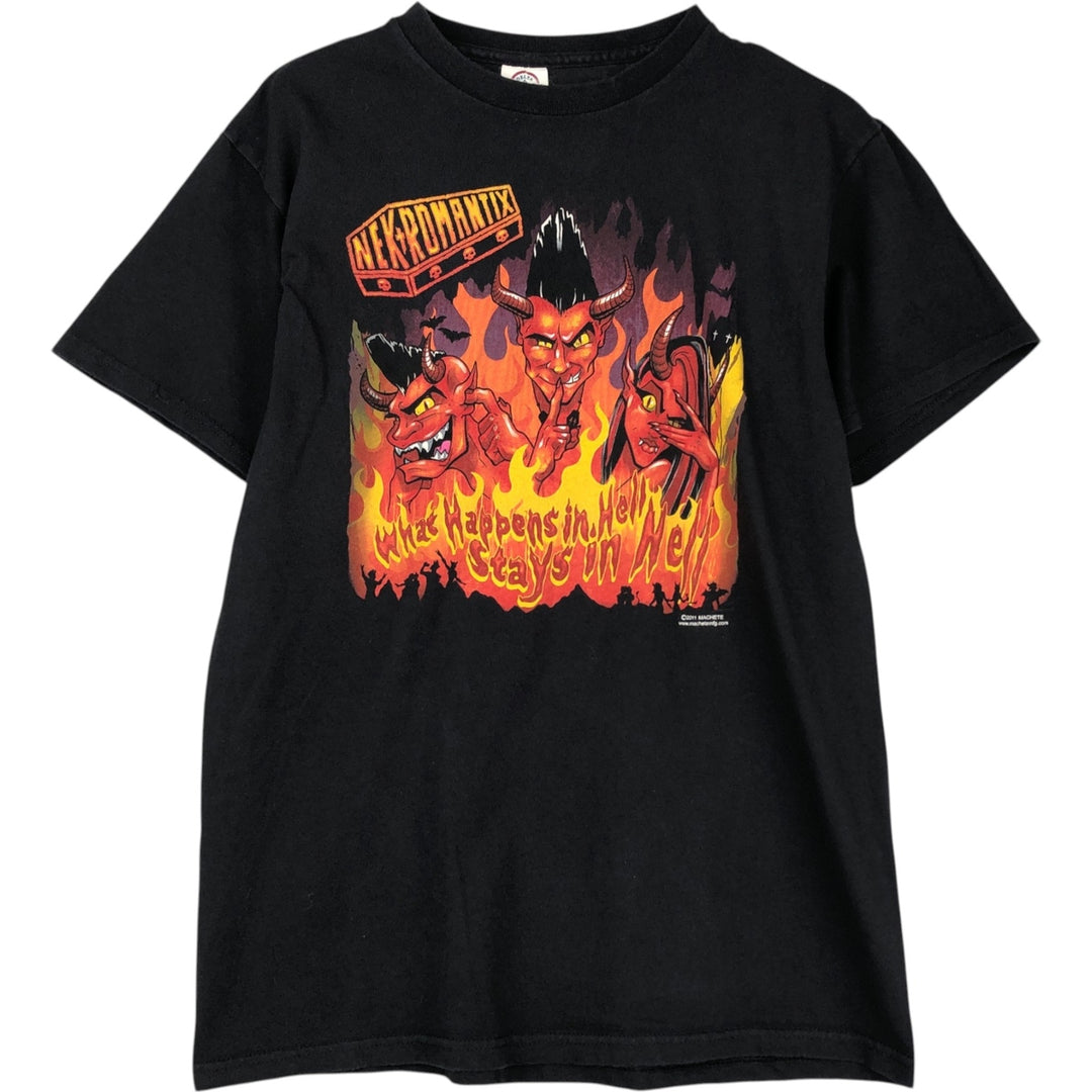 DELTA PRO WEIGHT Nekromantix Band T-Shirt (Men's Size M) cotton black type Vintage Second Hand