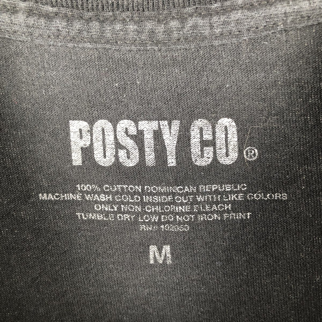 Post Malone Wrap T-Shirt (Men's Size M) cotton black type Vintage Second Hand