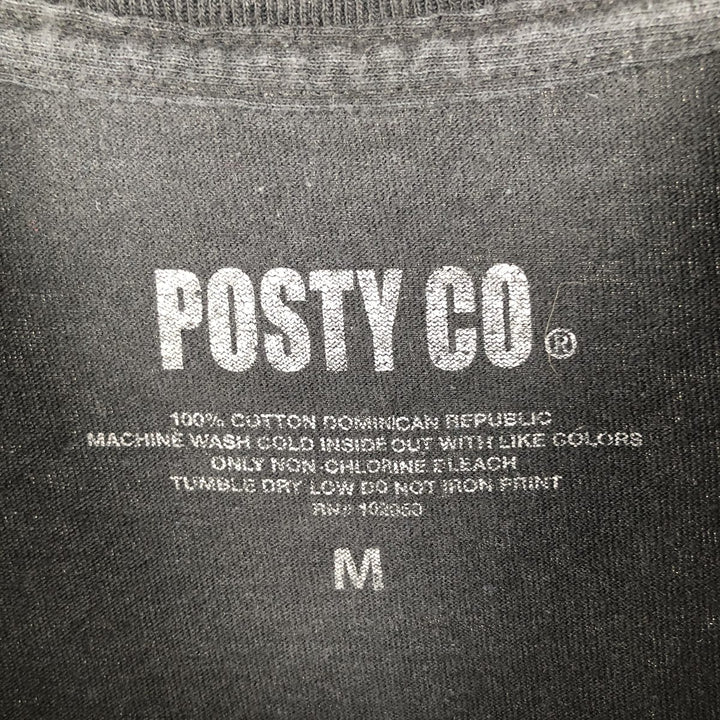 Post Malone Wrap T-Shirt (Men's Size M) cotton black type Vintage Second Hand