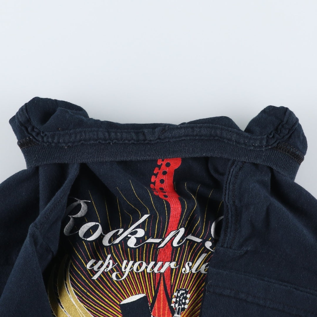 New Rock93.3 ROCK101 Band T-shirt (Men's size S) unclear black type Vintage Second Hand