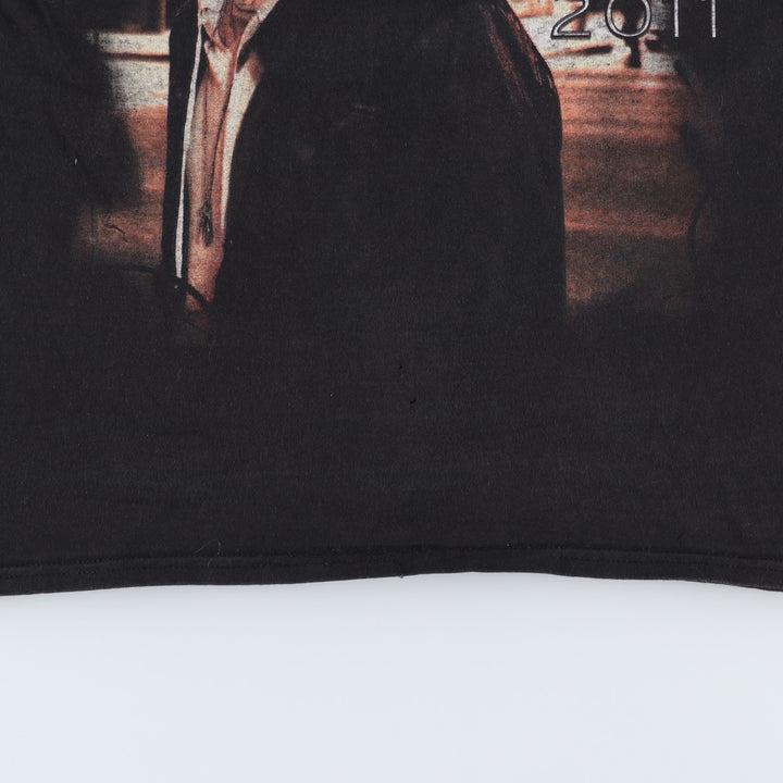 Hanes ENRIQUE IGLESIAS Band T-shirt (Men's size M equivalent) cotton black type Vintage Second Hand