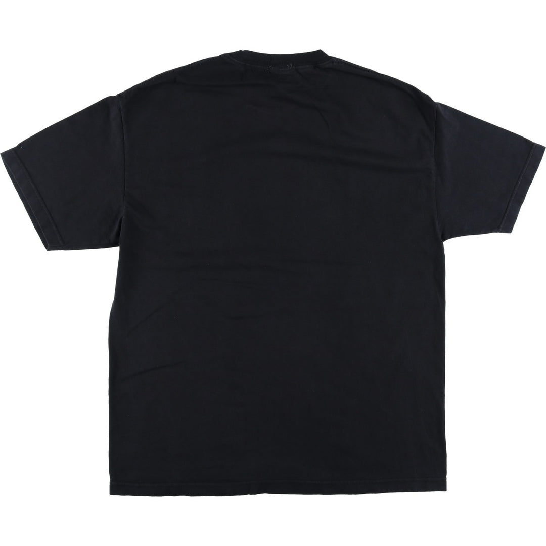 ZION JOHNNY CASH Johnny Cash Band T-shirt, Made in USA, Men's XL equivalent. cotton black type Vintage Second Hand