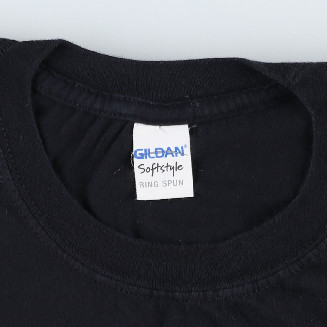 Gildan AC cotton black type Vintage Second Hand