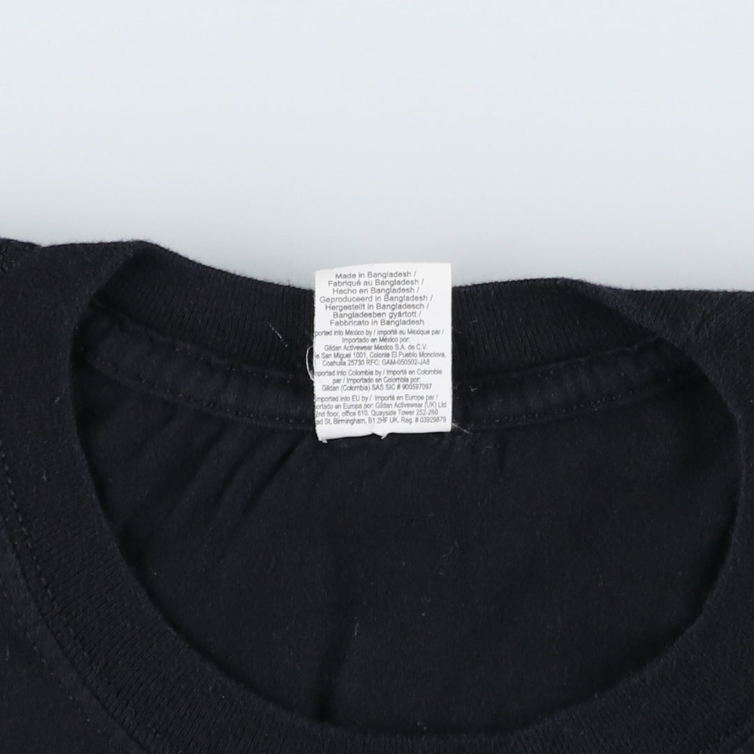 Gildan AC cotton black type Vintage Second Hand