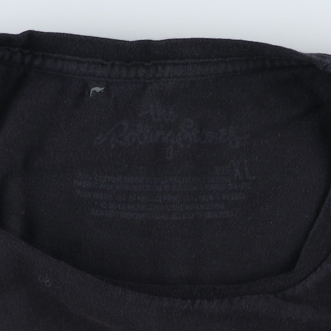The Rolling Stones Band T-shirt, Men's XL cotton black type Vintage Second Hand