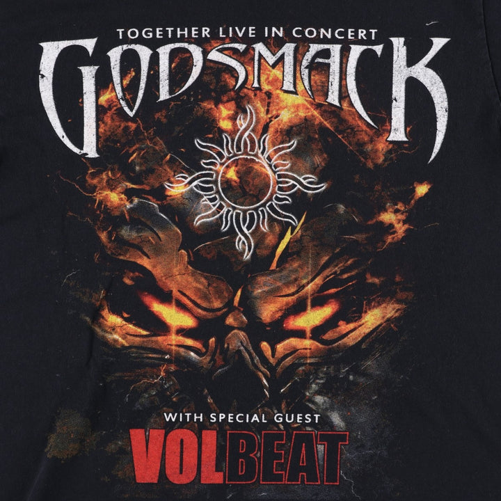 Gildan GOD SMACK Band T-shirt, Men's Size M (approx.) cotton black type Vintage Second Hand