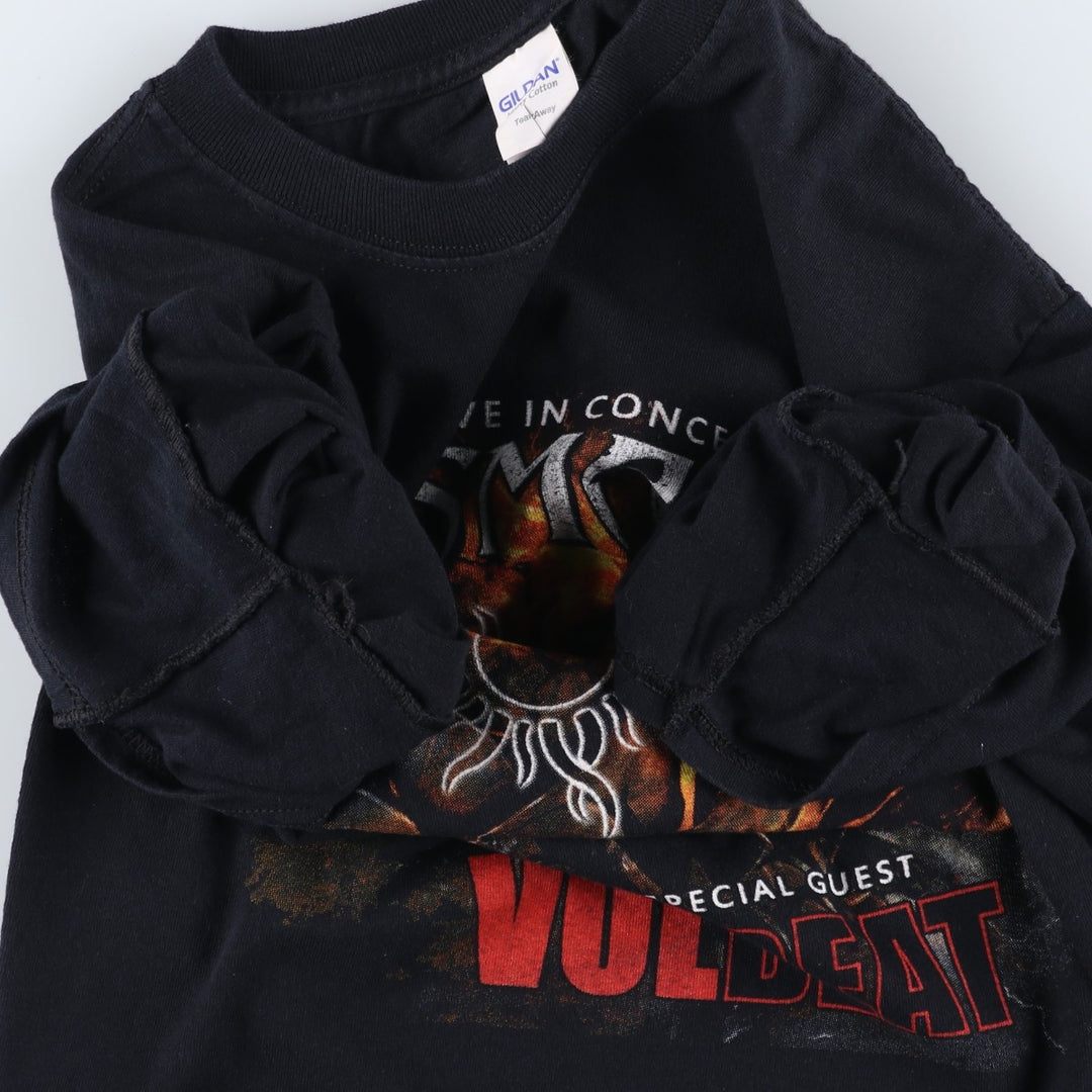 Gildan GOD SMACK Band T-shirt, Men's Size M (approx.) cotton black type Vintage Second Hand