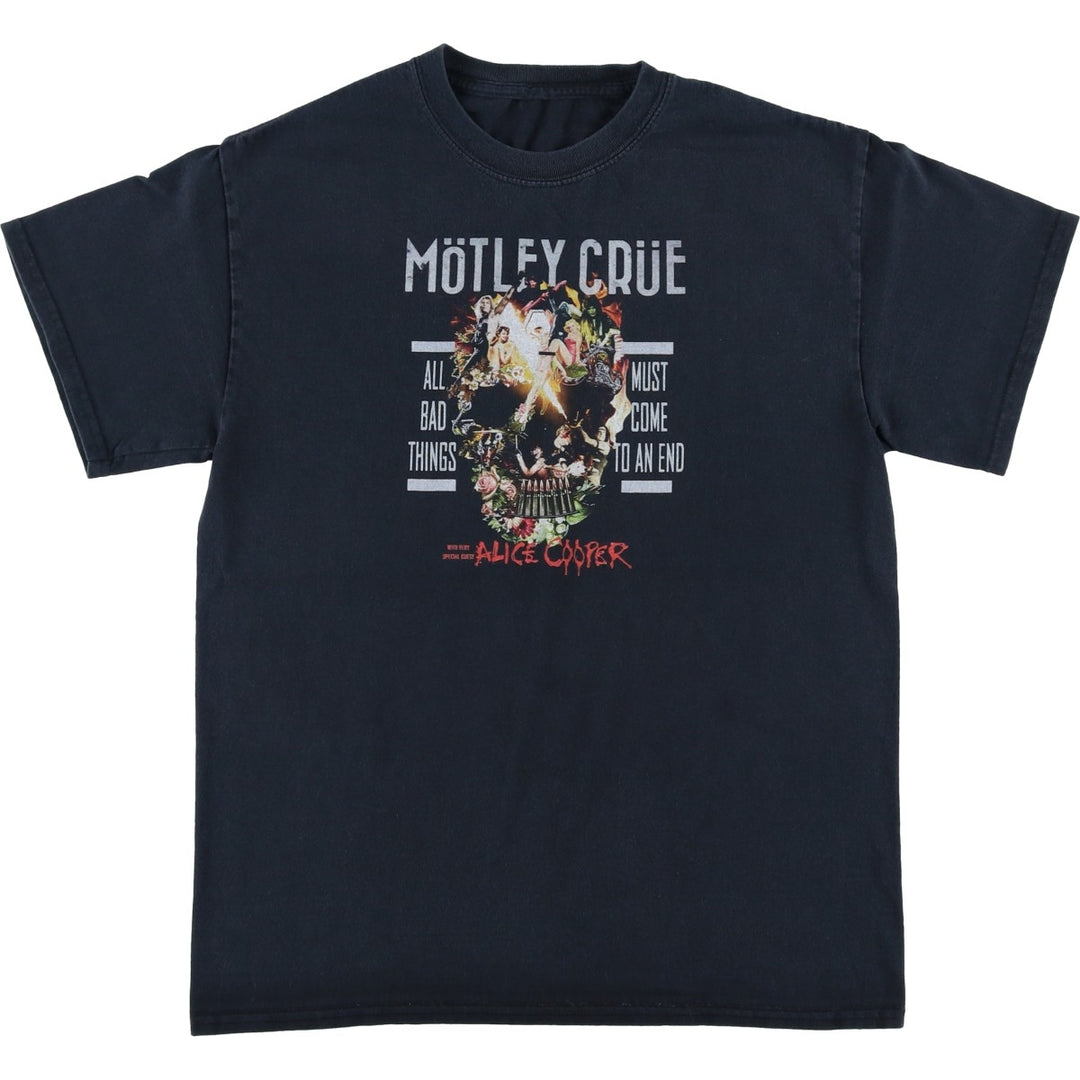 Mötley Crüe band t-shirt, men's size XL. unclear black type Vintage Second Hand