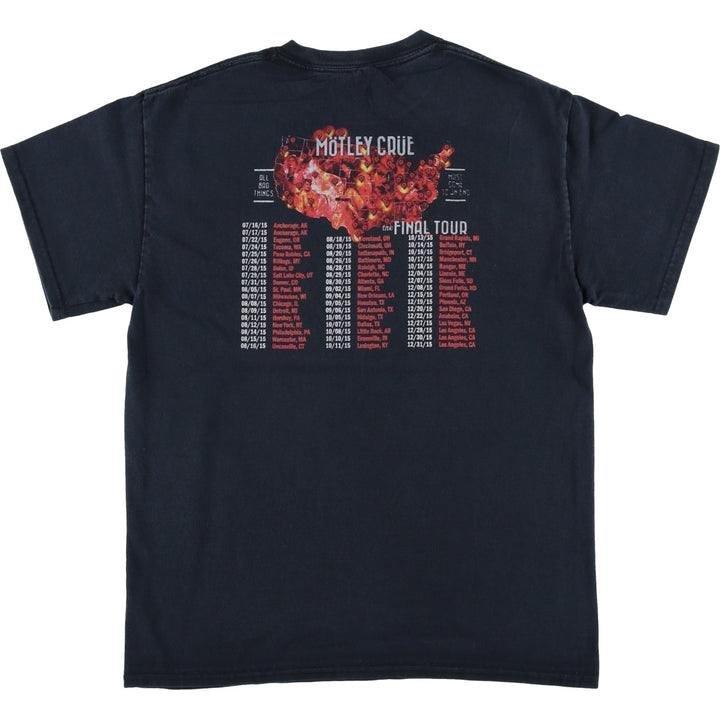 Mötley Crüe band t-shirt, men's size XL. unclear black type Vintage Second Hand