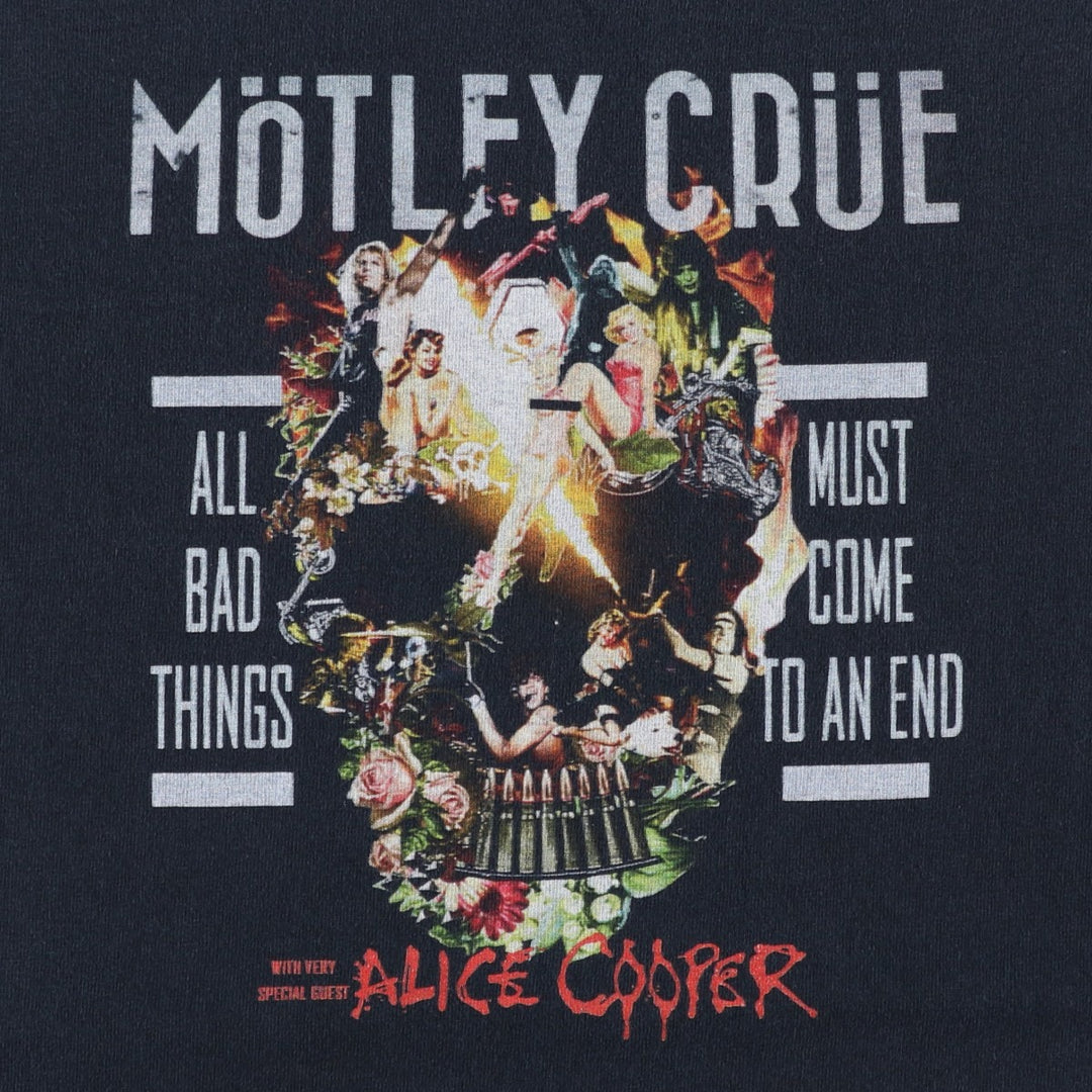Mötley Crüe band t-shirt, men's size XL. unclear black type Vintage Second Hand