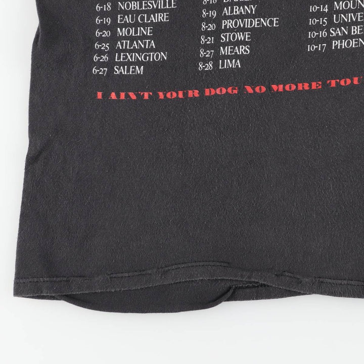 GEM BILLY RAY CYRUS Billy Ray Cyrus Band T-shirt, Made in USA, Men's Size M cotton black type Vintage Second Hand
