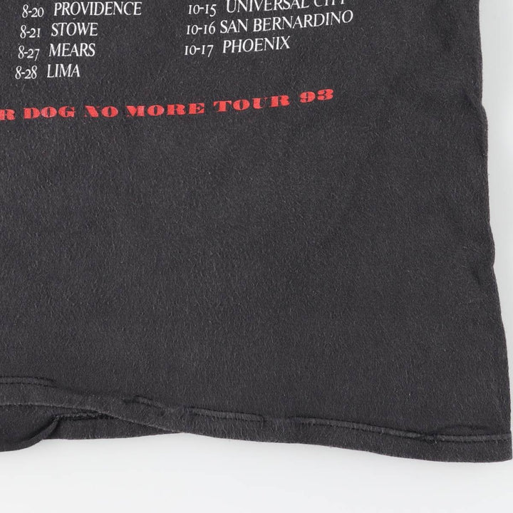 GEM BILLY RAY CYRUS Billy Ray Cyrus Band T-shirt, Made in USA, Men's Size M cotton black type Vintage Second Hand